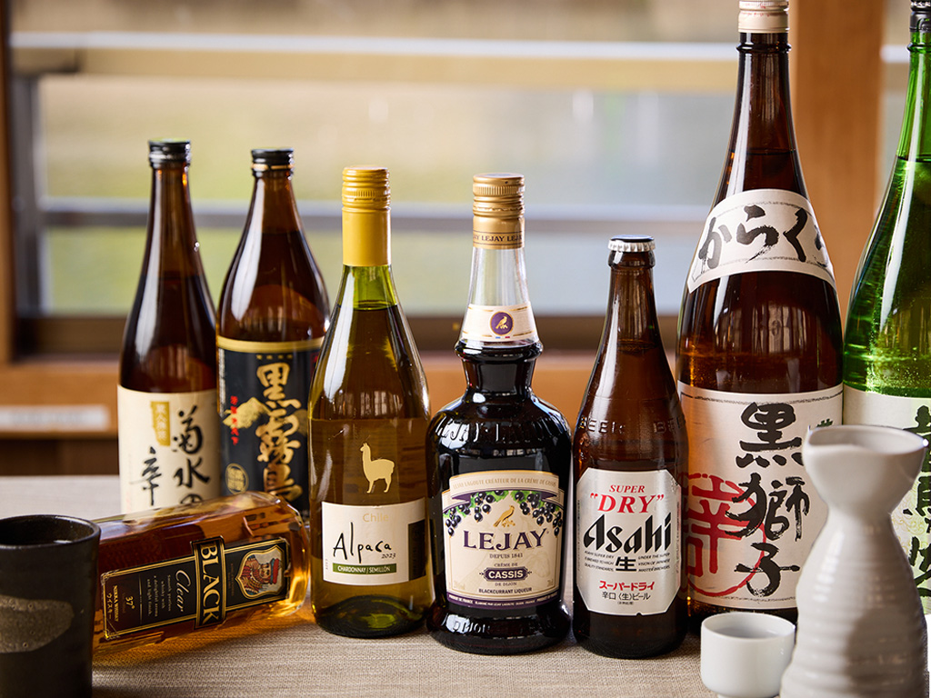 各コース共通飲み放題メニュー